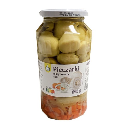 Pieczarki marynowane z marchewką i cebulą Auchan 410 g