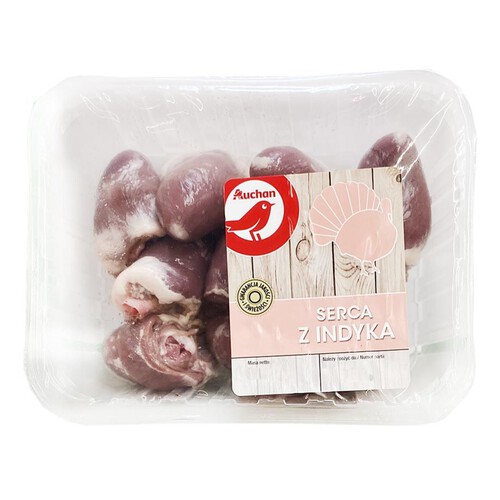 Serca z indyka Auchan 500 g