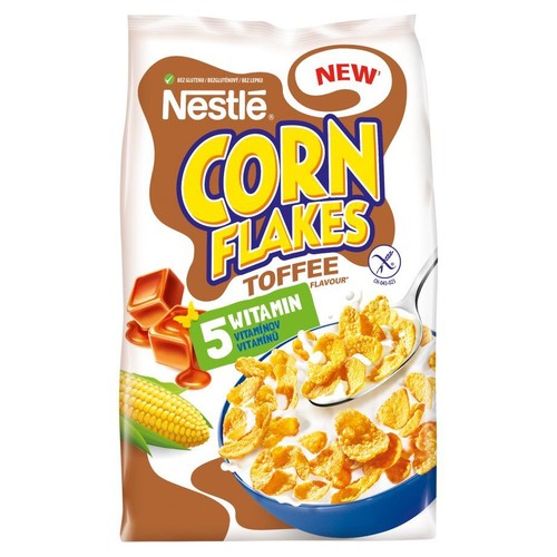 Płatki kukurydziane Corn Flakes toffee Nestle 400 g