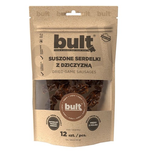 Suszone serdelki z dziczyzną Bult 80 g