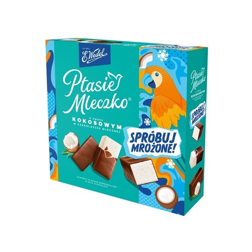 Ptasie Mleczko o smaku kokosowym E.Wedel 340 g