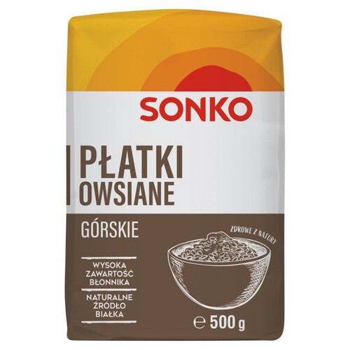 Płatki owsiane górskie  Sonko 500 g