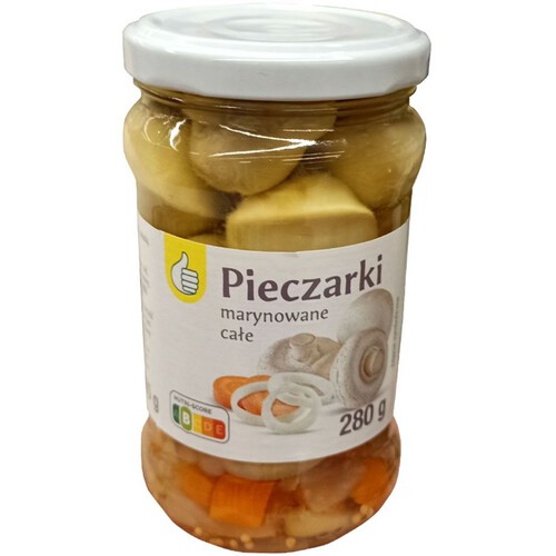 Pieczarki marynowane całe Auchan 280 g