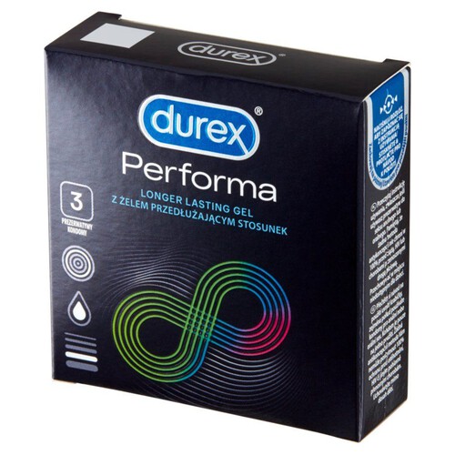 Prezerwatywy performa z żelem Durex 3 sztuki