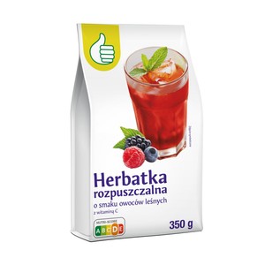 Herbatka rozpuszczalna o smaku owoców leśnych Auchan 350 g