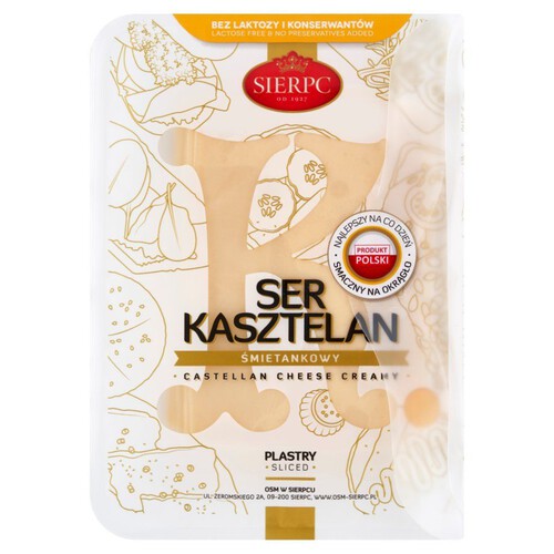 Ser Kasztelan śmietankowy Sierpc 135 g