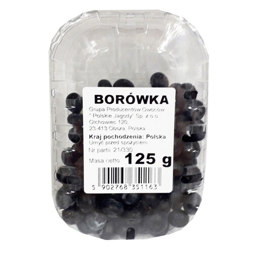 Borówka amerykańska Owoce Auchan 125 g