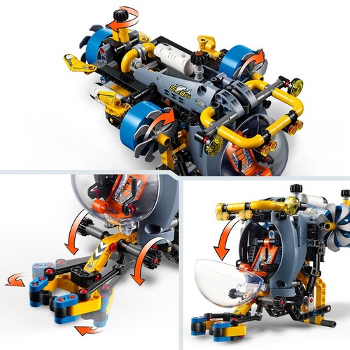 Technic Badawcza łódź podwodna 42201 LEGO 1 sztuka