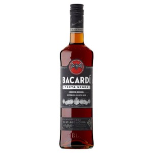 Carta Negra rum Bacardi 750 ml