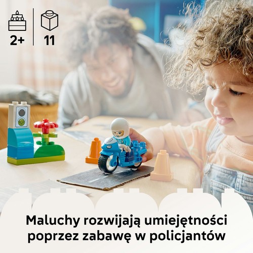 DUPLO® Moje miasteczko Niebieski motocykl policyjny 10471 LEGO 1 sztuka