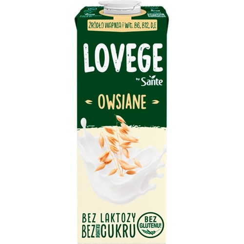 Napój owsiany bez laktozy Lovege 1 l