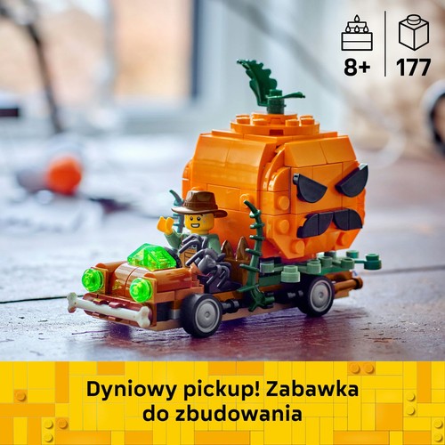 Zestaw z zabawką na Halloween LEGO® Dyniowy pickup 40822 LEGO 1 sztuka