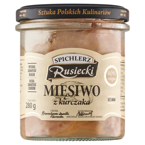 Konserwa mięsiwo z kurczaka Spichlerz Rusiecki 280 g