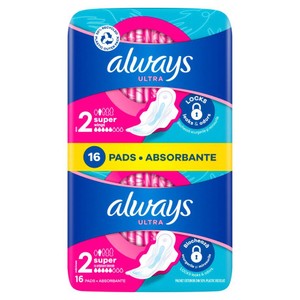Podpaski ultra super plus duo pack Always 16 sztuk
