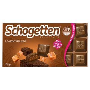 Czekolada mleczna z nadzieniem brownie Schogetten 100 g