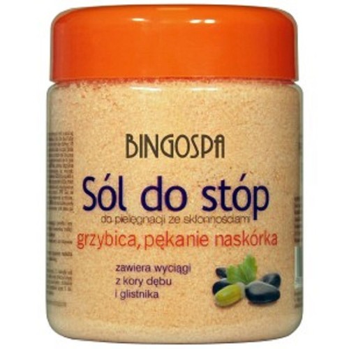 Sól do stóp. ze skłonnościami: grzybica. pękanie naskórka BINGOSPA 550 g