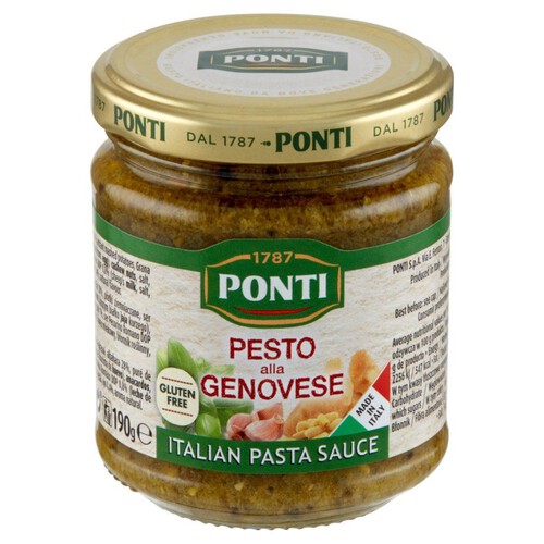 Sos pesto z bazylią Ponti 190 g