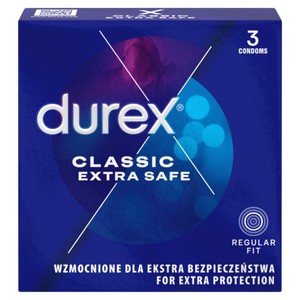 Prezerwatywy Extra safe Durex 3 sztuki