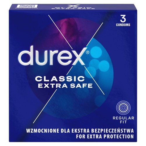 Prezerwatywy Extra safe Durex 3 sztuki