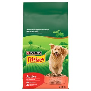 Karma sucha dla psów z wołowiną i warzywami Active Purina 7 kg