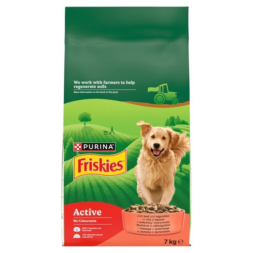 Karma sucha dla psów z wołowiną i warzywami Active Purina 7 kg