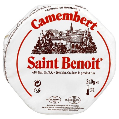 Ser camembert Saint Benoit 240 g