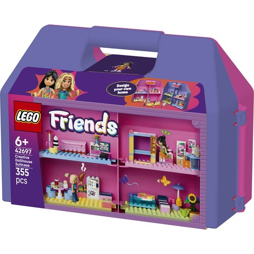 Friends Kreatywna walizka z domkiem dla lalek 42697 LEGO 1 sztuka