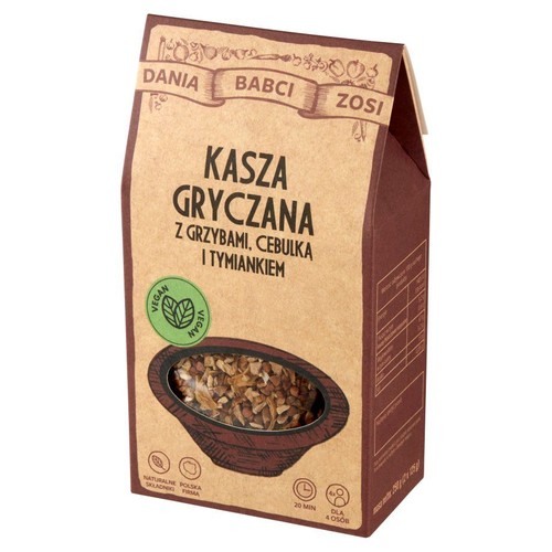 Kasza gryczana z grzybami Dania Babci Zosi 250 g