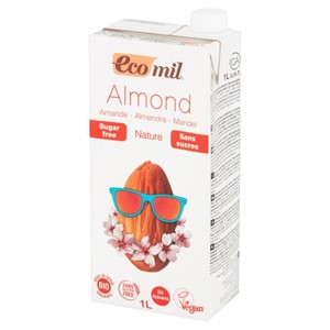 BIO Napój migdałowy bez dodatku cukru EcoMil 1 l
