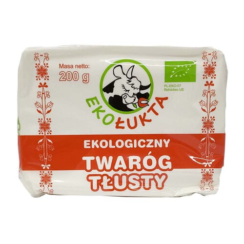 Ekologiczny twaróg tłusty EKOŁukta 200 g