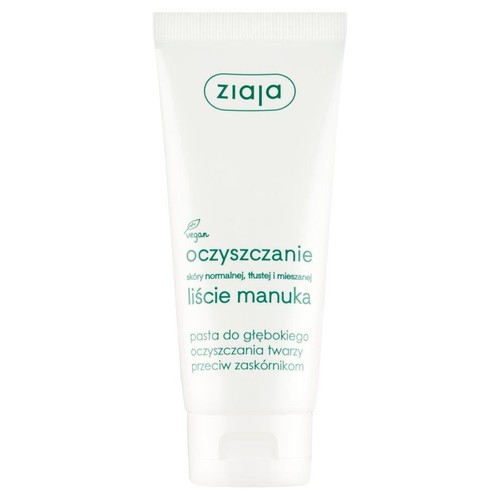 Pasta do głębokiego oczyszczania twarzy ZIAJA 75 ml