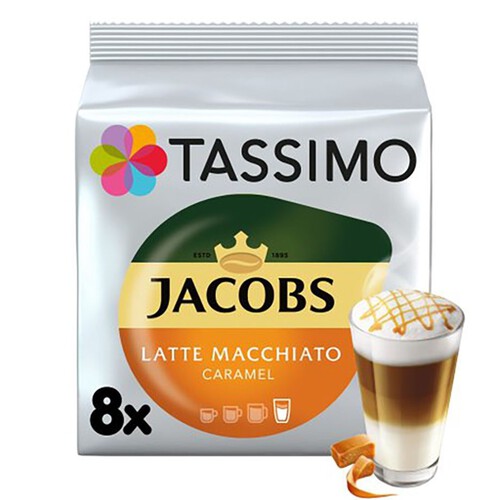 Kawa Jacobs Latte Macchiato Caramel Tassimo 16 kapsułek