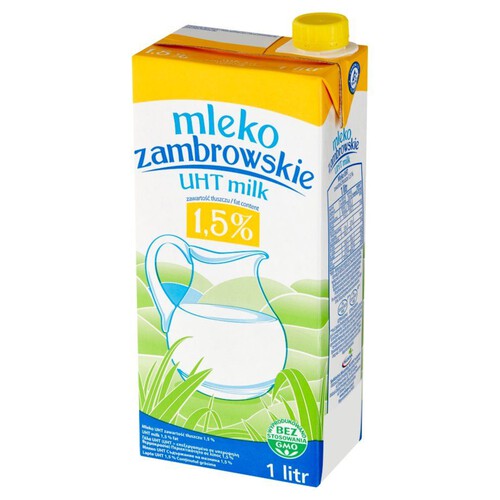 Mleko Zambrowskie 1.5% Mlekpol 1 l