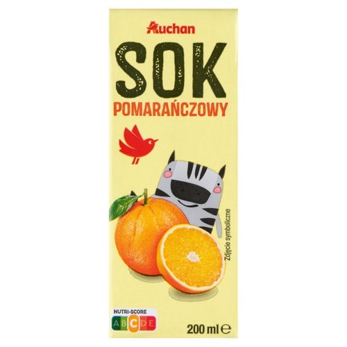 Sok pomarańczowy Auchan 200 ml