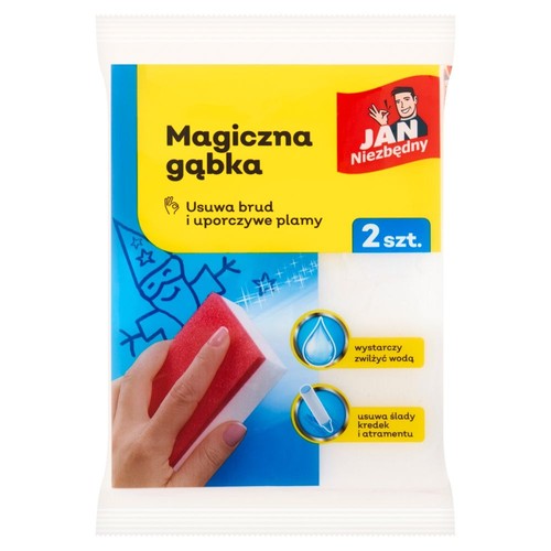 Magiczna gąbka do usuwania uciążliwych plan Jan Niezbędny 2 sztuki