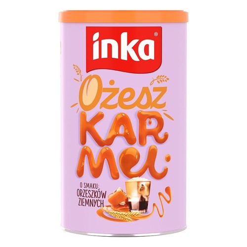Kawa zbożowa z karmelem o smaku orzeszków ziemnych Inka 120 g