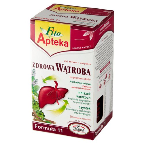 Zdrowa wątroba herbata ziołowa Fito Apteka 20 torebek