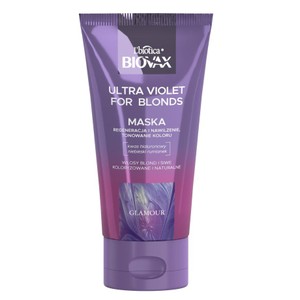 Ultra Violet For Blonds Maska intensywnie regenerująca do włosów blond i siwych Biovax 150 ml
