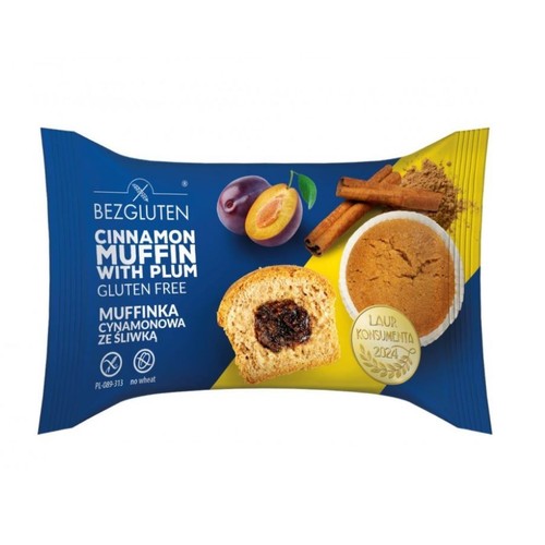 Muffinka cynamonowa ze śliwką bezglutenowa Bezgluten 60 g