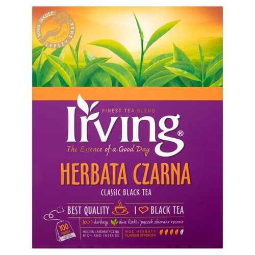 Herbata czarna Irving 100 torebek