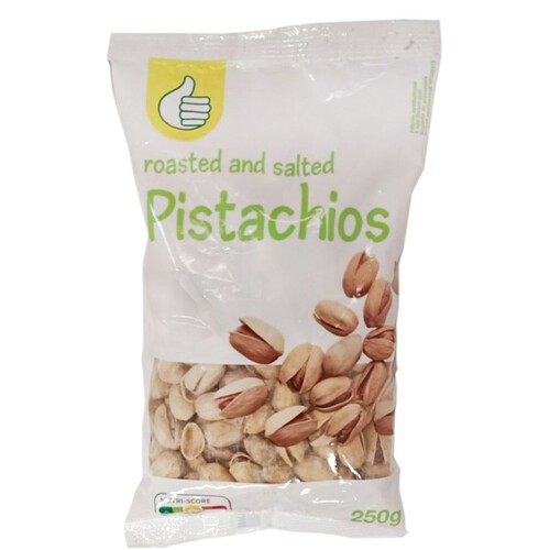 Pistacje prażone solone w skorupce Auchan 250 g