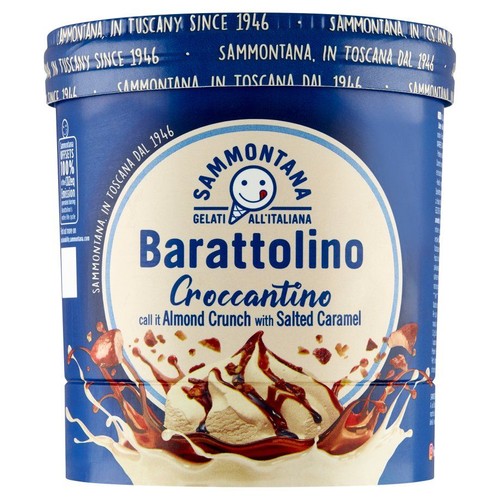 Lody Barattolino waniliowe ze słonym karmelem Sammontana 800 ml