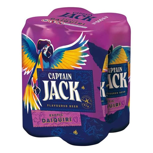 Piwo smakowe Daiquiri alk. 6,0% obj. Captain Jack 4 x 500 ml