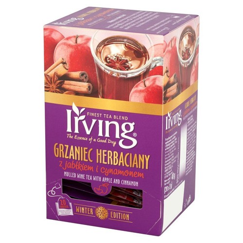Grzaniec jabłko z cynamonem 20 x 2 g Irving 40 g