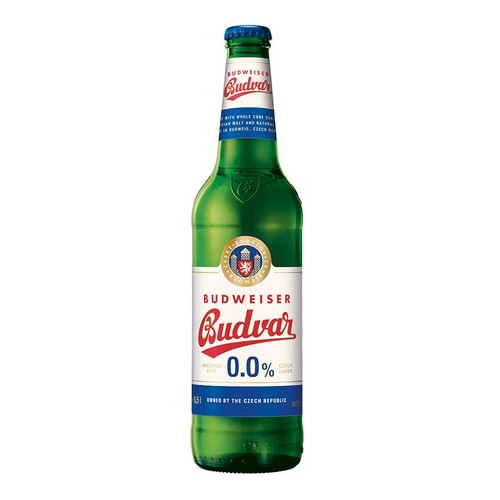 Piwo bezalkoholowe Budvar alk. 0,0% obj. Budweiser 500 ml