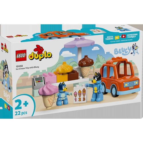 DUPLO Bluey Wyprawa po lody z Blue 10458 LEGO 1 sztuka