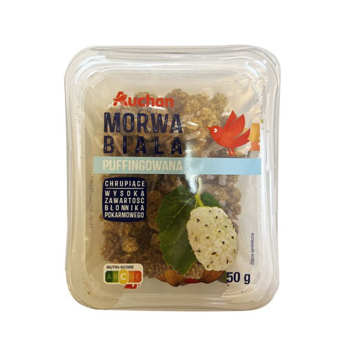 Morwa biała puffingowana Auchan 50 g