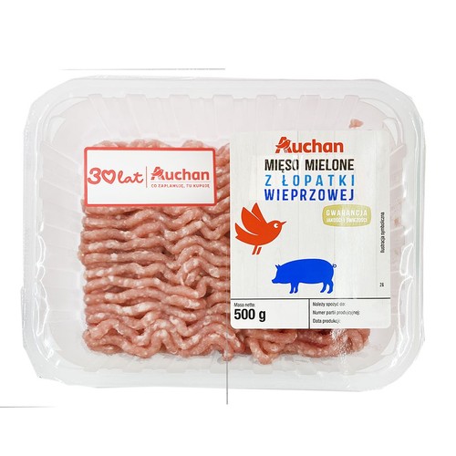 Mięso mielone z łopatki wieprzowej  MAP Auchan 500 g