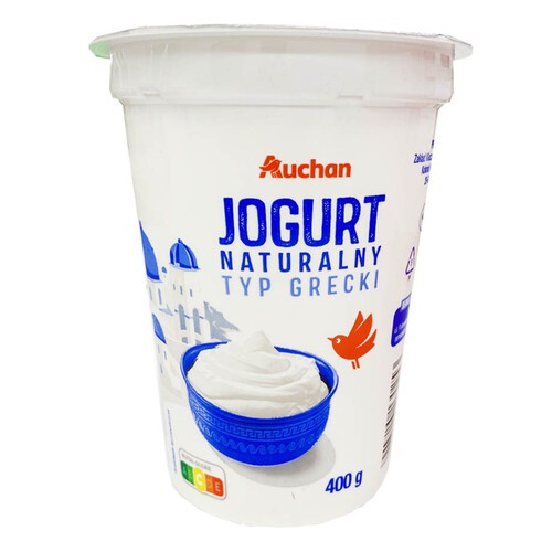 Jogurt naturalny typu greckiego Auchan 400 g