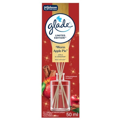 Odświeżacz powietrza pachnące patyczki Warm Apple Pie Glade 50 ml